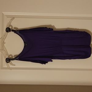 Purple Cold Shoulder L